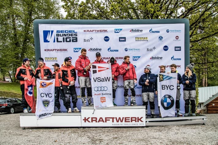   Con il successo sul lago di Starnberg, le prime tre squadre sono in testa alla classifica anche dopo il primo weekend di regate.