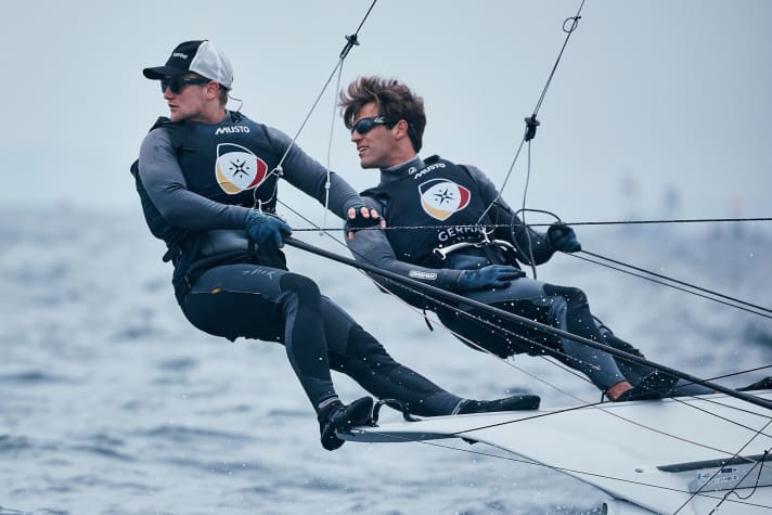   Justus Schmidt and Max Boehme from the Kieler Yacht-Club