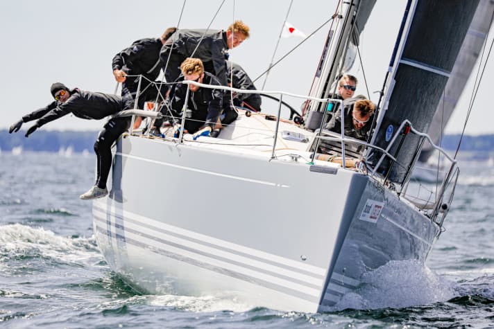   Michael Berghorns X-41 "Halbtrocken 4.0" vom Kieler Yacht-Club liegt vor dem Schlusstag in ORC I + II auf Platz 3