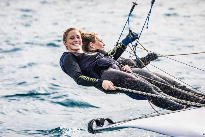   Vicky Jurczok und Anika Lorenz im 49erFX