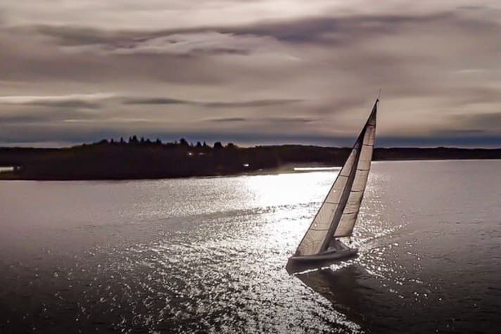   Die "Pure" unterwegs zu ihrer Bestzeit beim MidsummerSail 2019