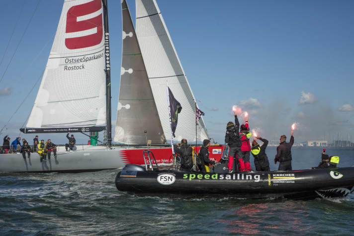   L'"Ospa" franchit la ligne d'arrivée avec un nouveau record