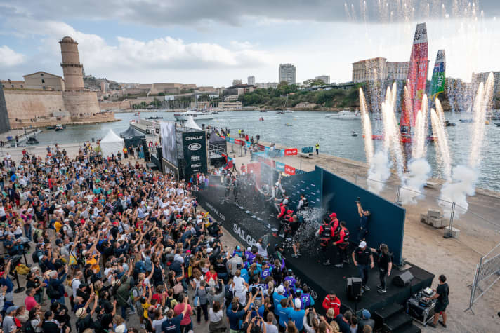 Die Fans hatten in Marseille bei der Live-Übertragung ihren Spaß