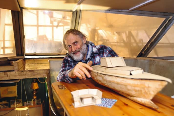   Boat builder Per Heck