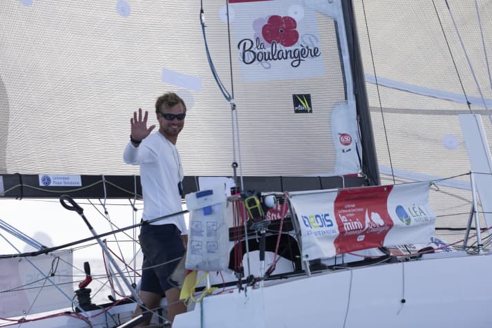   Etappen-Bronze für Bogacki: Mit "Lilienthal" erreicht der Solist den Zielhafen Le Marin auf Martinique als dritter Proto-Skipper