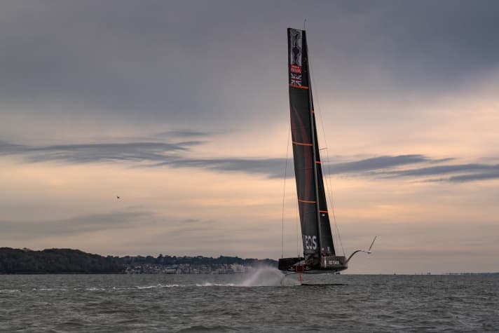   Das Ineos Team UK im Training
