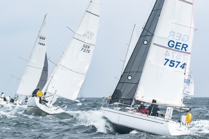   La flotta Baltic 500 premiere poco dopo il decollo
