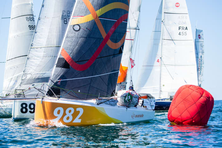   Lina Rixgens auf ihrer neuen Wevo 6.50 (Nr. 982)