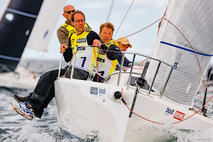   Martin Menzner et son équipage ont été la référence en J/80, avec neuf victoires en onze courses.