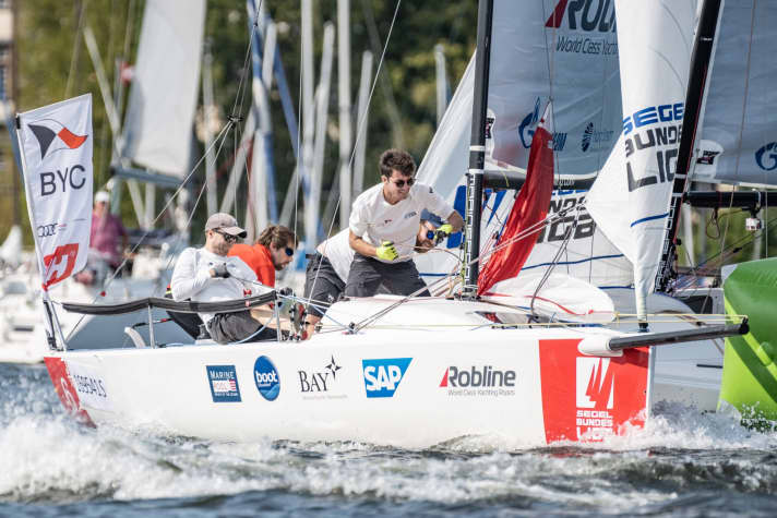   Mit dem Berliner Yacht-Club rauschte ein zweites Hauptstadt-Team aufs Podium