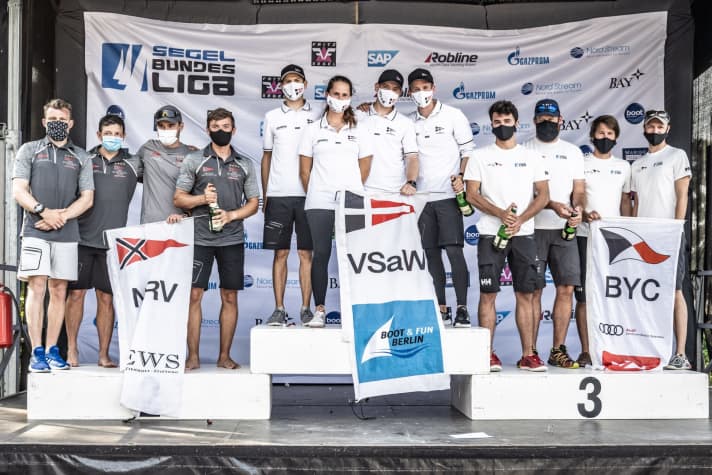   Die Sieger vom dritten Liga-Wochenende – zu Gast im Potsdamer Yacht-Club