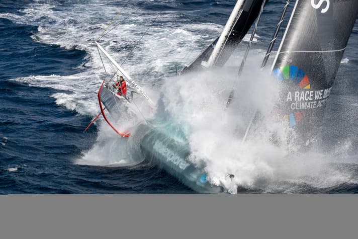   Boris Herrmann en mission en mer