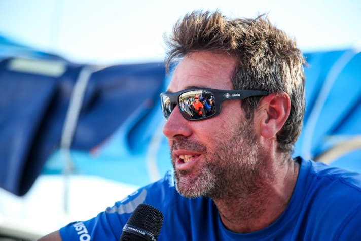   Simon "Sifi" Fisher, navigateur, barreur et régleur, a déjà remporté les deux dernières éditions avec "Groupama" et l'équipe Abu Dhabi Ocean Racing de Ian Walker.