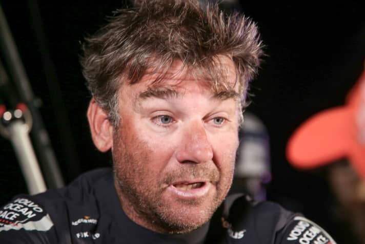   Non contento del quinto posto del suo team Sun Hung Kai / Scallywag sotto la bandiera di Hong Kong: lo skipper australiano David Witt