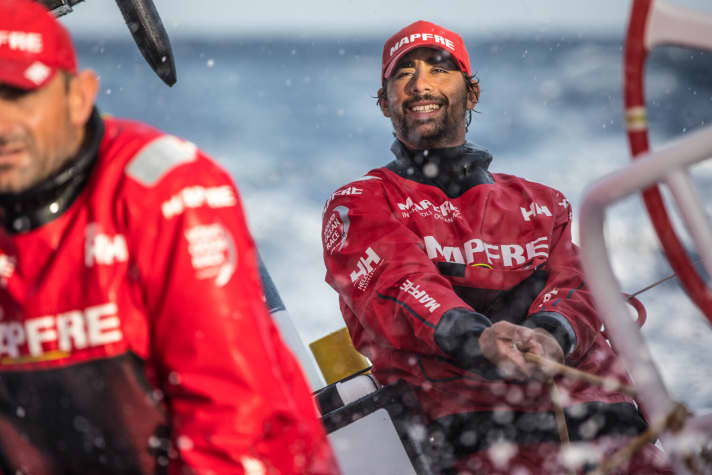   Guillermo Altadills Sohn Willy im Einsatz für das spanische Team Mapfre