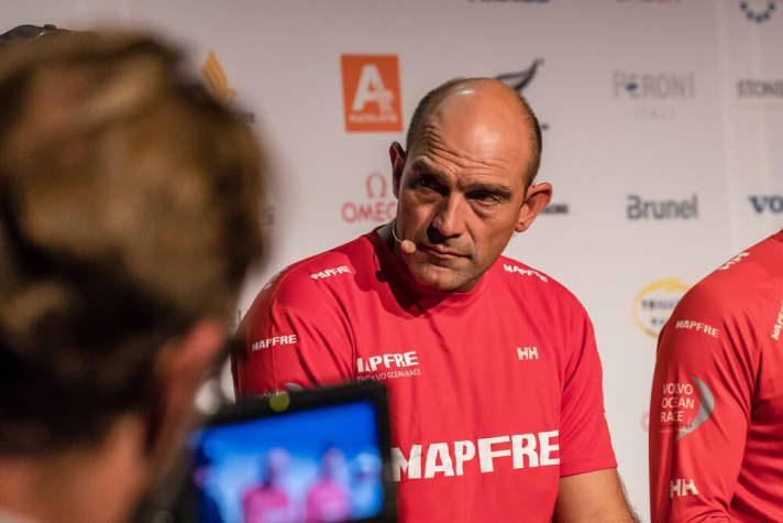   Le skipper Xabí Fernandez veut défendre la position de leader de son équipe Mapfre dans la Volvo Ocean Race.