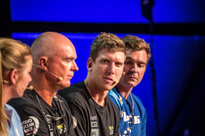   The New Zealanders want to see him finally win on the next leg: Brunel's helmsman, "Golden Boy", America's Cup winner and Olympic champion Peter Burling is still waiting for his first leg win, which his mate, former skipper and current rival Blair Tuke, who was also present at the press conference, has already celebrated several times with Mapfre