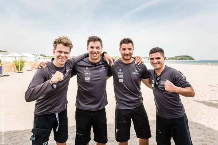   Questa forza concentrata e l'anticipazione hanno portato il team del Württembergischer Yacht-Club alla vittoria al largo di Travemünde.