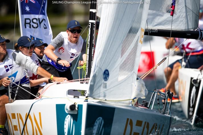   Behielten den Durchblick und dominierten auch das Finale mit zwei Siegen in Folge: David Chapman und sein Team von der Royal Sydney Yacht Squadron