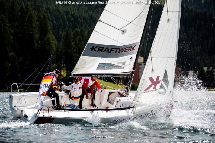   Segelten beim Champions-League-Finale auf Platz zehn: Dennis Mehlig und das Team vom Württembergischen Yacht-Club