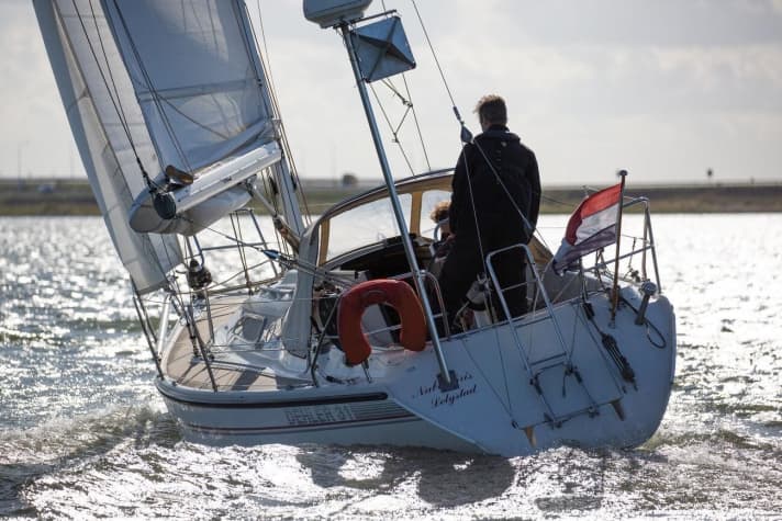  Le Dehler 31 lors d'une navigation d'essai en Hollande.