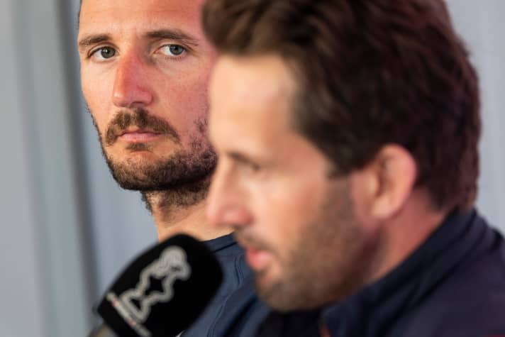   In the America's Cup, they are confidants and bearers of hope for British Cup dreams: skipper Sir Ben Ainslie and Giles Scott (l.). The Olympic Finn gold medallists form a mastermind unit on board their Cup yachts. In the RORC Transatlantic Race, Scott is now entering new Atlantic territory without Sir Ainslie Studio Borlenghi