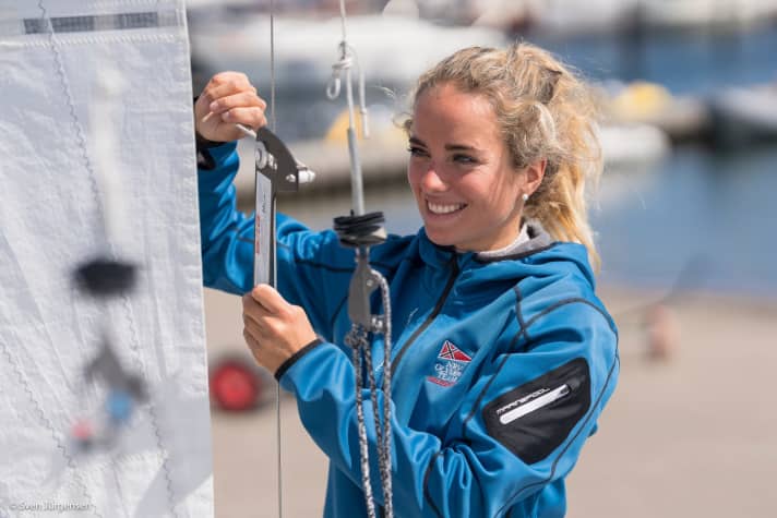   La timoniera di 470 Luise Wanser svela consigli e trucchi dello sport agonistico nel workshop