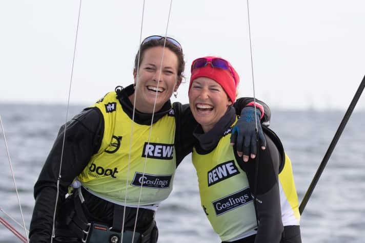   Les navigatrices de 49erFX Tina Lutz et Susann Beucke ont réalisé leur rêve olympique l'automne dernier en décrochant leur billet pour Tokyo.