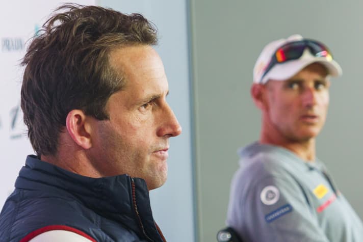   At 0:4, Sir Ben Ainslie and his Ineos Team UK have a big task ahead of them in the challenger final. "Luna Rossa" helmsman Francesco Bruni is also keeping a close eye on how the Brits intend to master them