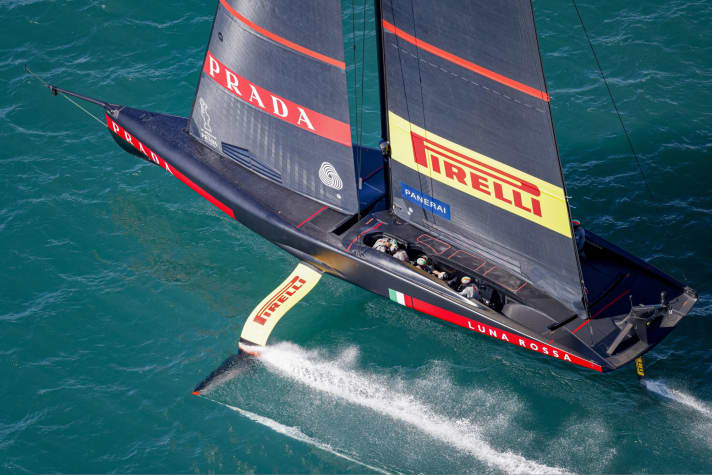   Fa sognare i tifosi della Coppa Italia: "Luna Rossa".