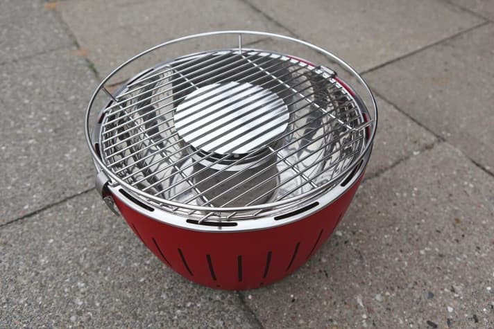 Le gril Lotus est toujours bien ventilé