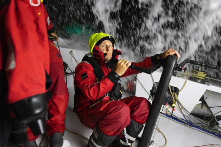   Le skipper d'"Einstein", Robert Stanjek, a connu des hauts et des bas lors de la première étape de l'Ocean Race Europe.