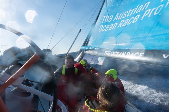   The Austrian Race Project im nassen Einsatz