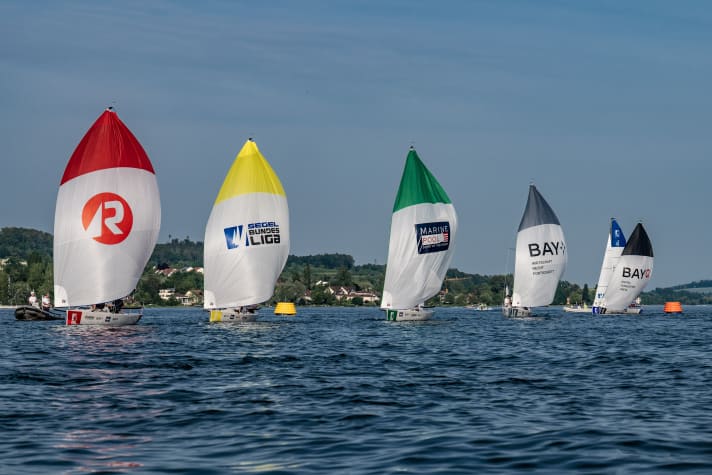   Ein typisches Bild, das nach eineinhalb Jahren Corona-Pandemie auf dem Bodensee signalisierte: Die Liga 2021 lebt
