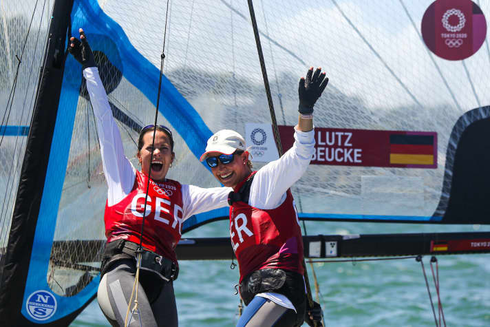   La médaille d'argent est déjà assurée, et Tina Lutz et Susann Beucke peuvent jubiler