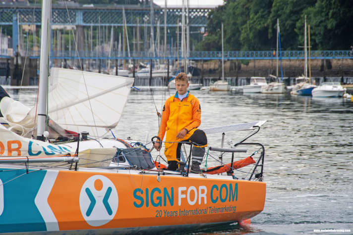   Melwin Fink, the youngest German in the field