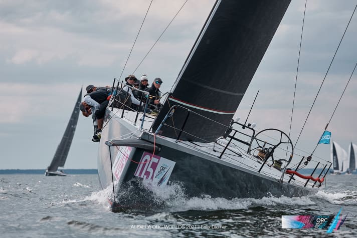   Michael Berghorns Crew auf der "Halbtrocken 4.5"