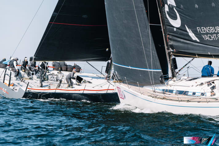   Jan Opländer's Swan 45 "Katima" in World Championship action off Tallinn