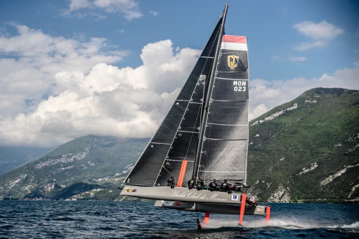   Avec ce projectile GC32, Boris Herrmann et son équipe aimeraient bien battre le record de la Welcome Race de la Kieler Woche, de Kiel à Eckernförde, si les conditions de vent étaient optimales.
