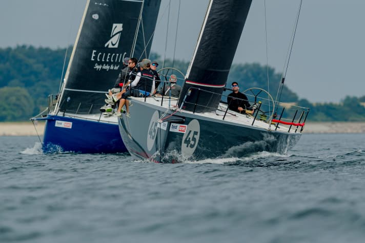   The Kiel Cup winners in ORC I: Michael Berghorn's world champion on the "Halbtrocken 4.5"