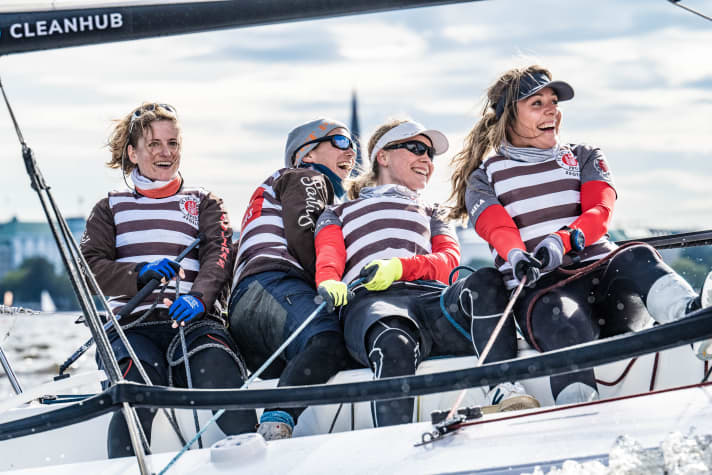   Lors de la Helga Cup, le plaisir de la régate est une affaire exclusivement féminine