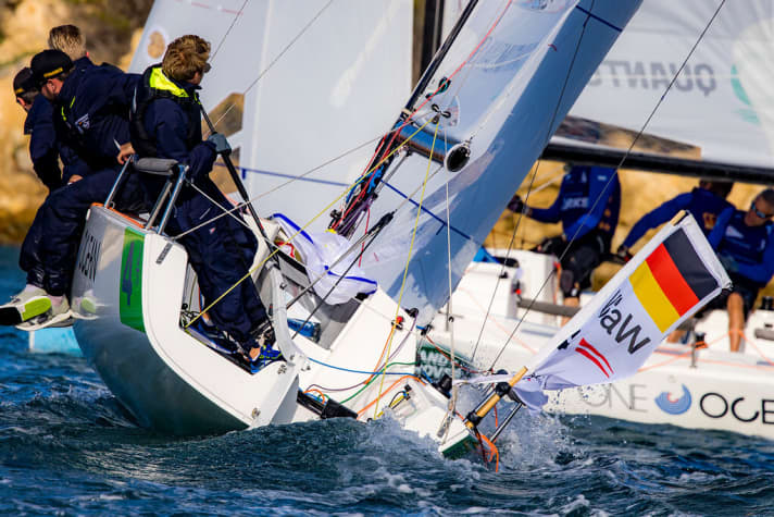   All 29 clubs from 15 countries served up exciting league sport - like the Seglerhaus am Wannsee club here - off Porto Cervo