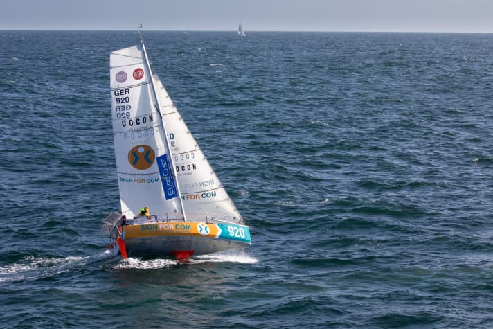   Segelt in naher Zukunft weiter auf Kurs Mini: Melwin Fink