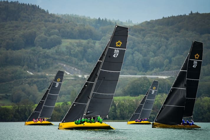   Since September, the first test runs for the SSL Gold Cup 2022 have been showing what the new national competition on Lake Neuchâtel could look like against a picture-book Swiss backdrop