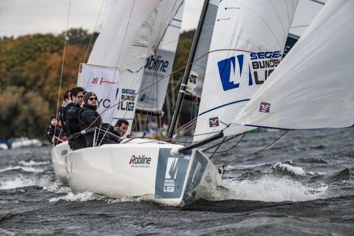   The second division winners of the 2021 season from Düsseldorfer Yachtclub