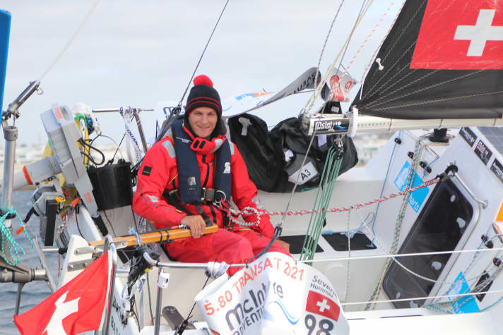   Severin Hummer. Wie er den Transat-Auftakt erlebte, erzählt er im Interview in YACHT 25/2021