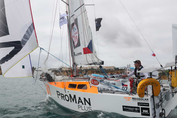   Second in Antigua: Michal Krysta - here at the start in Portugal