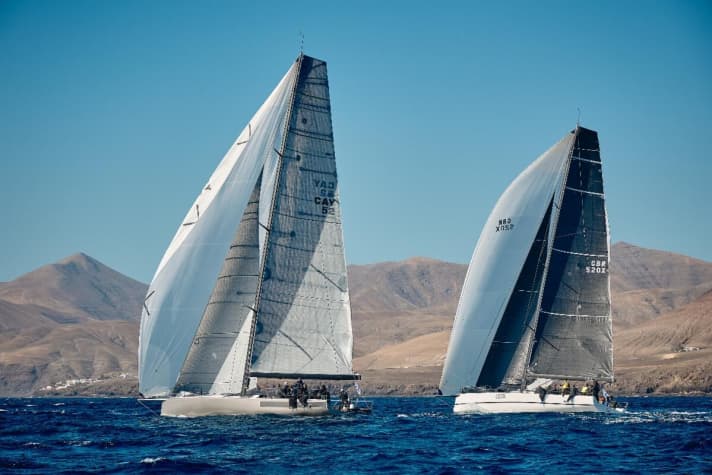   Almost like siblings: the two Botin 52 racers "Caro" and "Tala" at a glance