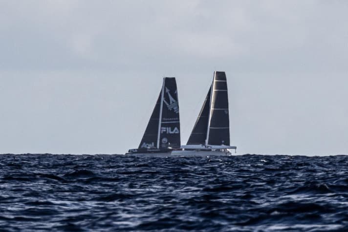   L'équipage d'"Argo" et celui de Giovanni Soldini sur "Maserati" se sont livrés une bataille acharnée sur les 600 milles du RORC Caribbean 600.