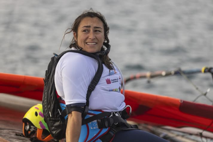   Equipaggiata di tutto punto per la sfida di fioretto di Lanzarote: Lena Erdil
